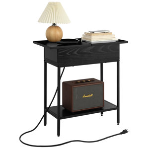 17 Stories Biyanca End Table with Outlet & Reviews - Wayfair Canada